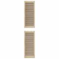 vidaXL Skříňové dvere Prírodná 201 x 2,1 x 39,5 cm Borovicový masív