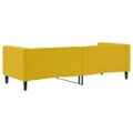 vidaXL Denná posteľ žltá 80x200 cm zamat