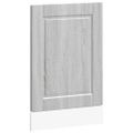 vidaXL Panel umývačky riadu Porto sivé sonoma 45x1,5x57 cm kompozitné drevo