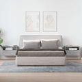 vidaXL Nástenné nočné stolíky 2 ks sivá sonoma 45x26x28,5 cm