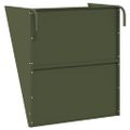 vidaXL Visací feeder na seno Olivová zelená 61 x 33 x 66 cm