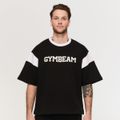 Tričko Premium Heavyweight Varsity Black - GymBeam, veľkosť M