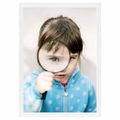 vidaXL Fotorámiky na stenu alebo stôl 3 ks biele 29,7x42 cm MDF