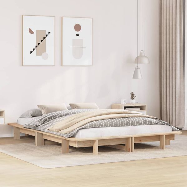 vidaXL Posteľ s matracom 120x200 cm borovicový masív