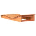 vidaXL Lehátko voskovohnedé 205x80x31,5 cm masívna borovica