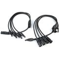 Solárne rozbočovacie káble ORNO OR-PV-13608, 4XMC4 (MC4 T 1 na 4), pár