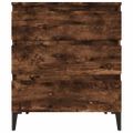 vidaXL Komoda dymový dub 60x35x70 cm spracované drevo