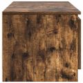 vidaXL TV skrinka dymový dub 140x40x35,5 cm spracované drevo