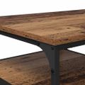 vidaXL Konferenčný stolík Staré drevo 90 x 49 x 40 cm Kompozitné drevo