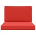 vidaXL Vankúš na vonkajšiu pohovku Polyester Červená 80 x 80 cm