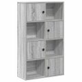 vidaXL Knižnica sivý dub sonoma 60x24x101,5 cm kompozitné drevo