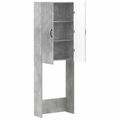 vidaXL Toaletná skriňa HOORN Betónovo sivá 66 x 25,5 x 190 cm