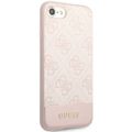Obal Guess pre iPhone 7 / 8 / SE GUHCI8G4GLPI ružový HC PC/TPU 4G PU Spodný pásik