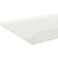 vidaXL Závesná polica 4 ks Biely 30 x 18 x 2,5 cm Oceľ