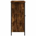 vidaXL Komoda dymový dub 100x33x75 cm kompozitné drevo