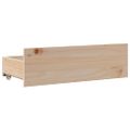 vidaXL Posteľ bez matraca so zásuvkami 120x200 cm borovica