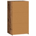 vidaXL Servírovacia skriňa Staré drevo 50 x 41 x 93 cm