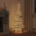 vidaXL Vianočný stromček 160 LED Teplá biela 150 cm Ratan