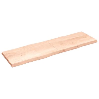 vidaXL Stolová doska 200x60x(2-6) cm neošetrený masív živé hrany