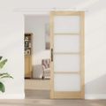 vidaXL Posuvné dvere ORKDAL 83 x 211 cm Prírodná