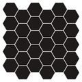 vidaXL Hexagónová dlažba 20 ks Čierna 30 x 30 cm Polyuretán a PET
