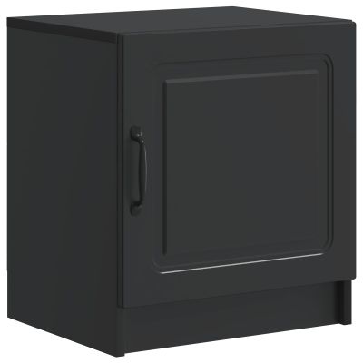 vidaXL Nočný stolík Čierna 43 x 34,5 x 47 cm Kompozitné drevo