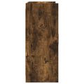 vidaXL Servírovacia skriňa Dymový dub 98,5 x 33 x 80 cm