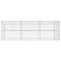 vidaXL Psí kennel 3 ks Strieborná 6 x 2 x 2 m Pozinkovaná oceľ