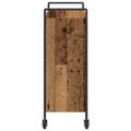 vidaXL Kuchynský vozík Staré drevo 70 x 30 x 82 cm Kompozitné drevo