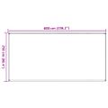 vidaXL Koberec do stanu 250x600 cm modrý HDPE