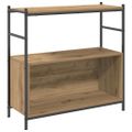 vidaXL Regál na knihy 80 x 30 x 78,5 cm Kompozitné drevo Remeselný dub