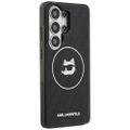 Puzdro Karl Lagerfeld IML Repeated Choupette MagSafe pre Samsung Galaxy S26 Ultra čierne