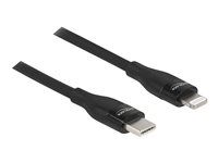 Kábel Lightning - 24 pin USB-C s pínmi (male) do Lightning s pínmi (male) - 1 m - čierna - podpora Power Delivery