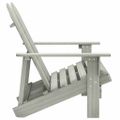 vidaXL 2-miestna záhradná stolička Adirondack jedľové drevo sivá