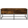 vidaXL Konferenčný stolík dymový dub 100x51x40 cm kompozitné drevo