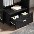 vidaXL Zásuvkový kabinet 55 x 45 x 31 cm Čierny dub