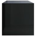 vidaXL TV skrinka čierna 120x40x40 cm drevotrieska lesklá
