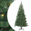 vidaXL Vianočný stromček Zelená 240 cm PVC