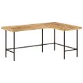vidaXL Stôl 165x110x77 cm z masívneho dreva mango a železo