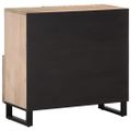 vidaXL Komoda 80x34x75 cm mangovníkový masív