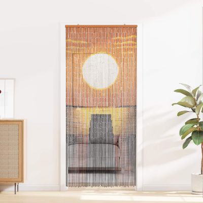 vidaXL Dverová záclona proti hmyzu rôzne farby 200 x 90 cm Bambus
