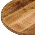 vidaXL Stolová doska 80x40x2,5 cm oválna masívny surový mangovník