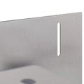 vidaXL Obrubník trávnika 30 ks 102 x 4 x 4 cm Oceľ Strieborná