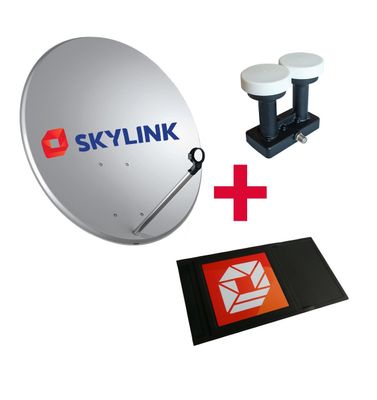 SET pre montáž SKYLINK - SK modul NAGRA, parabola 80, LNB monoblok SINGLE