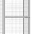 vidaXL Klietka pre mačky 1,5x1,5x1,5 m, pozinkovaná oceľ