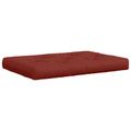 vidaXL Vankúš na paletu VIANEN 100% polyester Červená 120 x 60 x 12 cm
