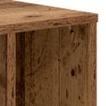 vidaXL Koncový stôl 2 ks Staré drevo 37 x 32 x 40 cm Kompozitné drevo