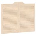 vidaXL Kladivové dvere 2 ks 80 x 50 cm Borovicový masív Prírodná
