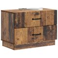 vidaXL Nočný stolík Staré drevo 62 x 34,5 x 44,5 cm Kompozitné drevo