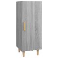 vidaXL Komoda sivý dub sonoma 34,5x34x90 cm spracované drevo